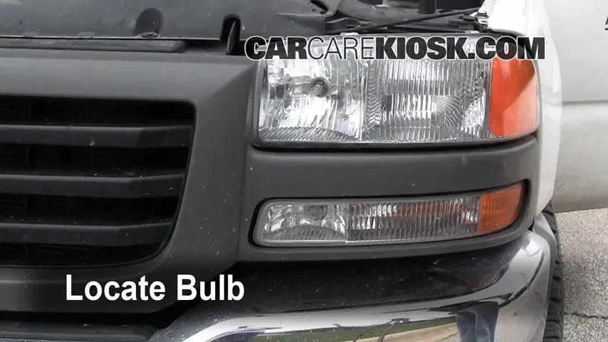 2003 GMC Sierra 1500 WT 4.8L V8 Lights Parking Light (replace bulb)